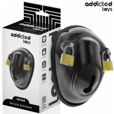 Addicted Toys Locked – Gabbia di castità senza chiave 11,5 cm