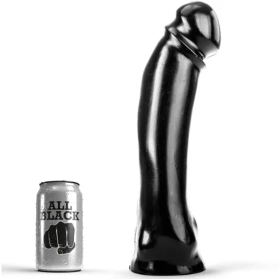 All Black Dong 33 – Dildo realistico in PVC da 33 cm