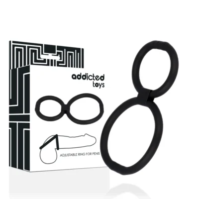 Anello Addicted Toys – Doppio anello regolabile in silicone