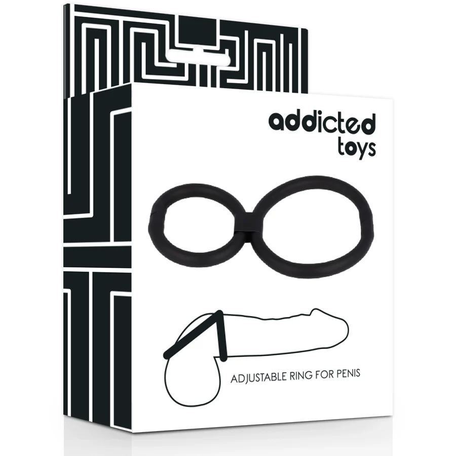Anello Addicted Toys – Doppio anello regolabile in silicone – foto 3