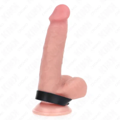 Anello per pene Kink – in pelle con chiusura a pressione