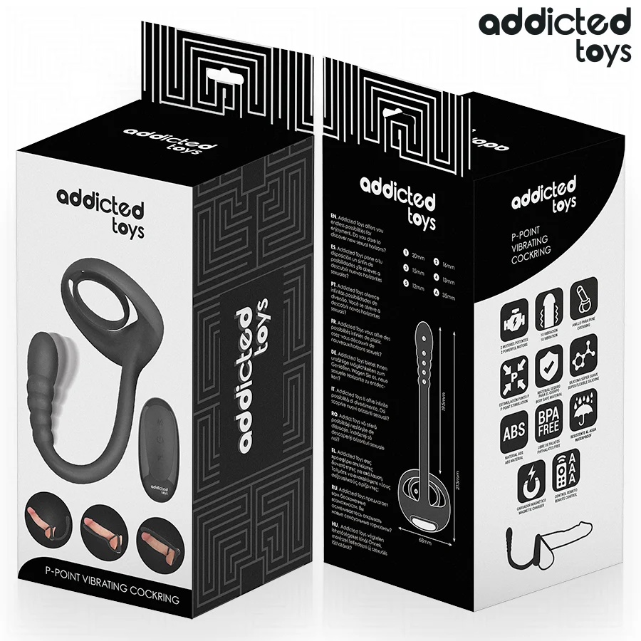 Anello Vibrante Addicted Toys – P-Spot con telecomando – foto 3