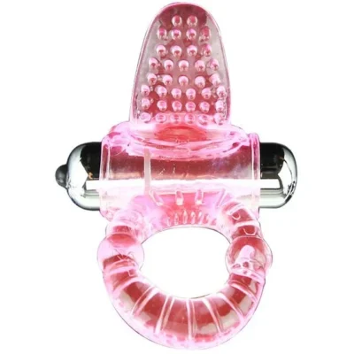Anello vibrante Baile Dolce – Rosa con stimolatore clitoride