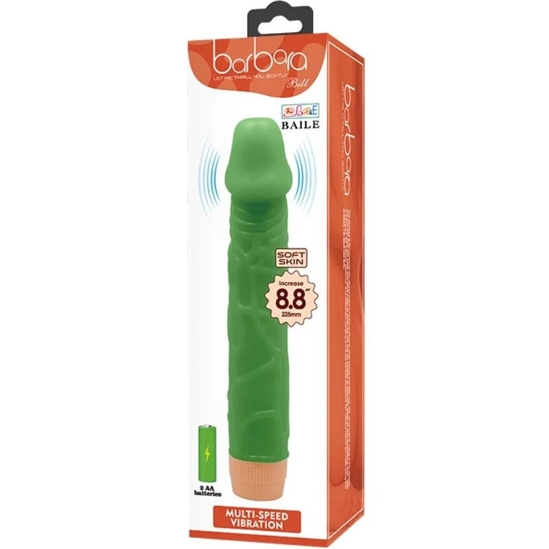 Baile Bill – Vibratore realistico verde 22,5 cm – foto 8
