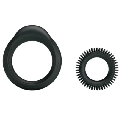 Baile Manhood – Kit 2 anelli in silicone per il pene