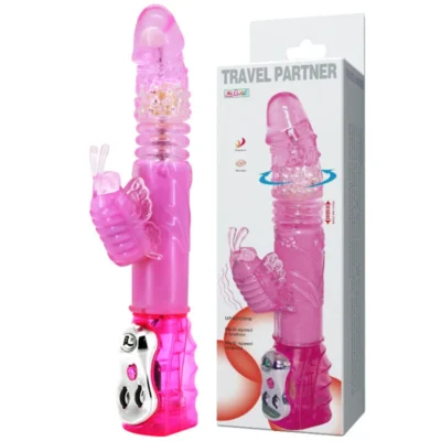 Baile Travel Partner – Vibratore rabbit rotante e saliscendi