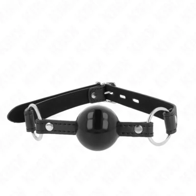 Ball Gag Kink – Bavaglio a sfera in TPE 4 cm con serratura