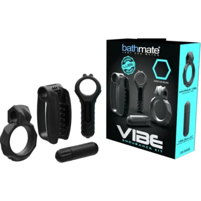 Bathmate Vibe Endurance Kit – Kit di anelli, manica e vibratore