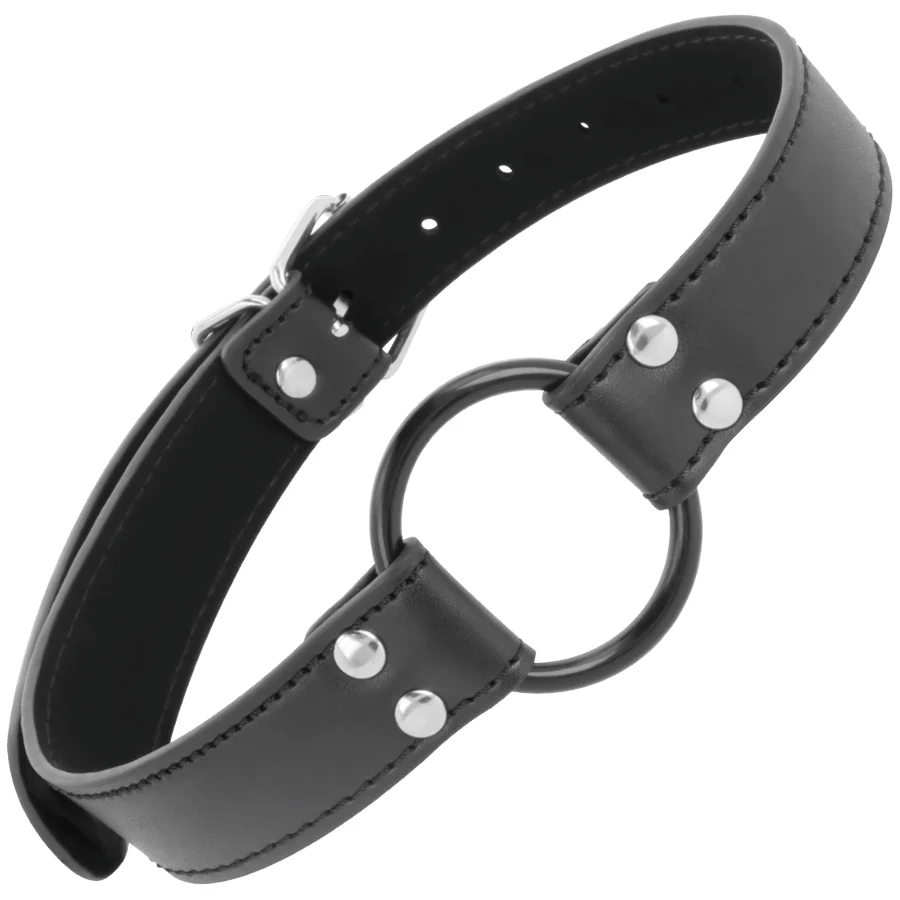 Bavaglio Darkness – Ring gag con anello da 3,6 cm – foto 2