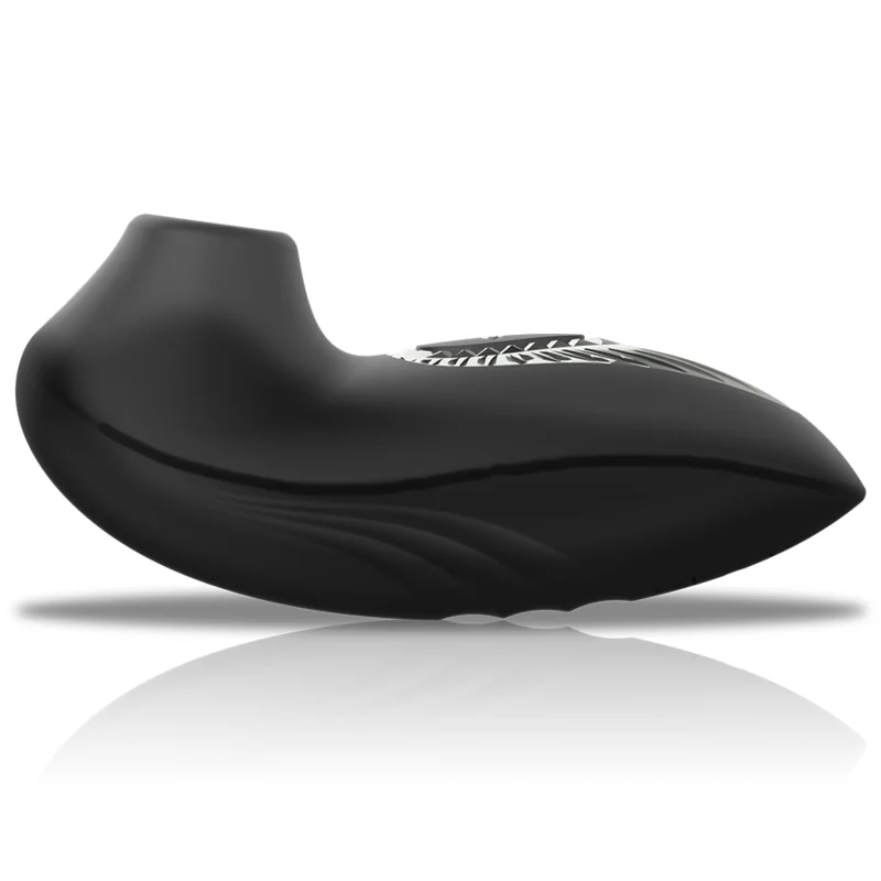 Black&Silver Drake Deluxe – Succhia clitoride in silicone nero – foto 4