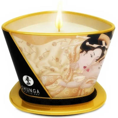 Candela da Massaggio Shunga alla Vaniglia – Olio caldo 170 ml