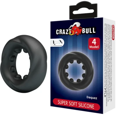Crazy Bull Daquez – Anello in silicone con rilievi interni