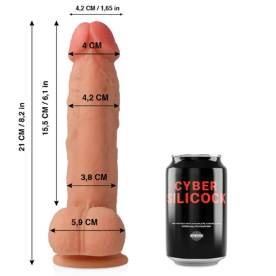 Cyber Silicock Saul – Dildo realistico in silicone liquido 21 cm