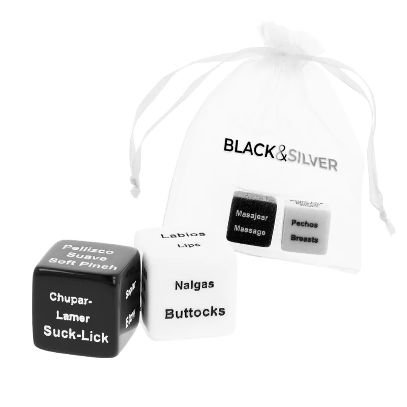 Dadi Black&Silver – Gioco erotico per coppie Es/En – foto 2