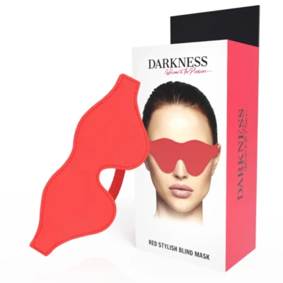 Darkness Maschera Rossa – Benda per occhi in PVC