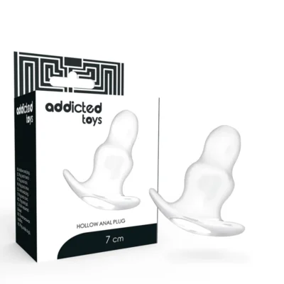 Dilatatore Addicted Toys – Plug anale cavo trasparente 7 cm
