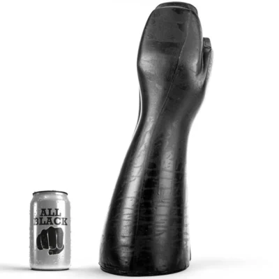 Dildo Fisting All Black – Pugno e braccio realistici 39 cm