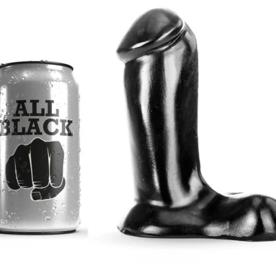 Dildo realistico All Black – Compatto 14 cm per principianti