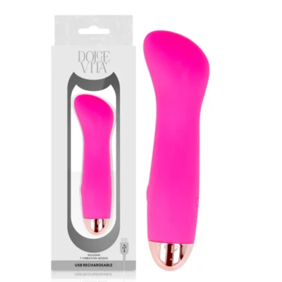 Dolce Vita One – Vibratore mini ricaricabile rosa a 7 velocità