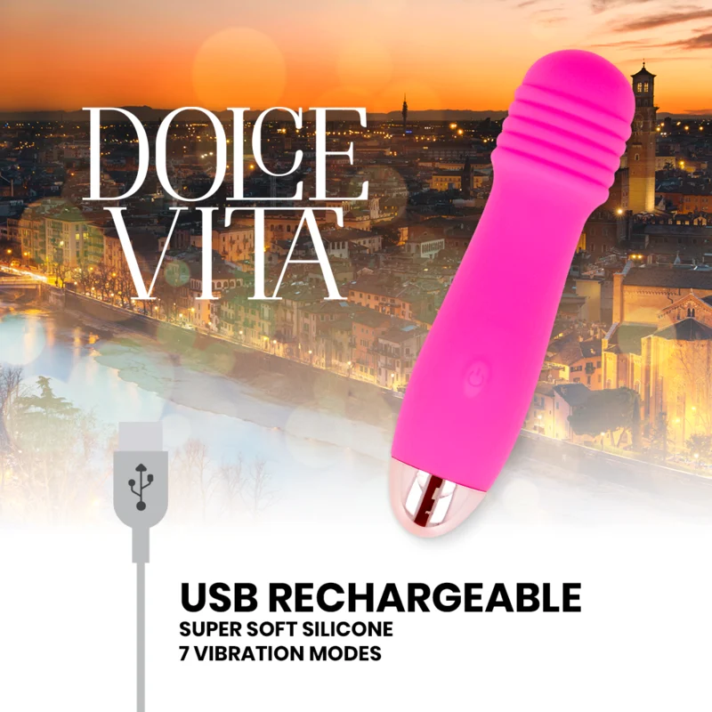 Dolce Vita Tre – Mini vibratore ricaricabile a 7 modalità – foto 4