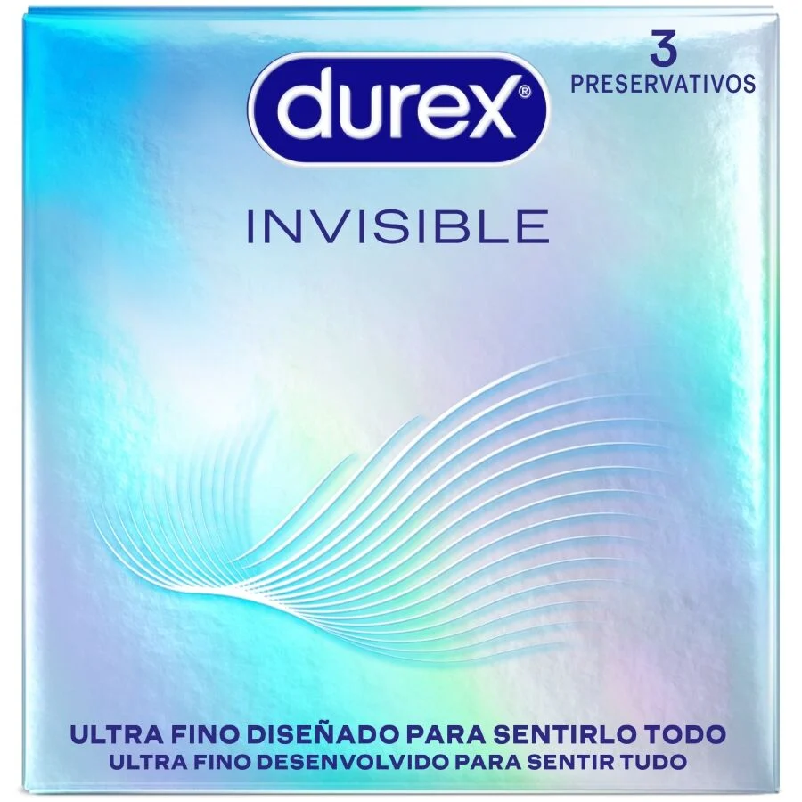 Durex Invisible – Preservativi ultra sottili, confezione da 3