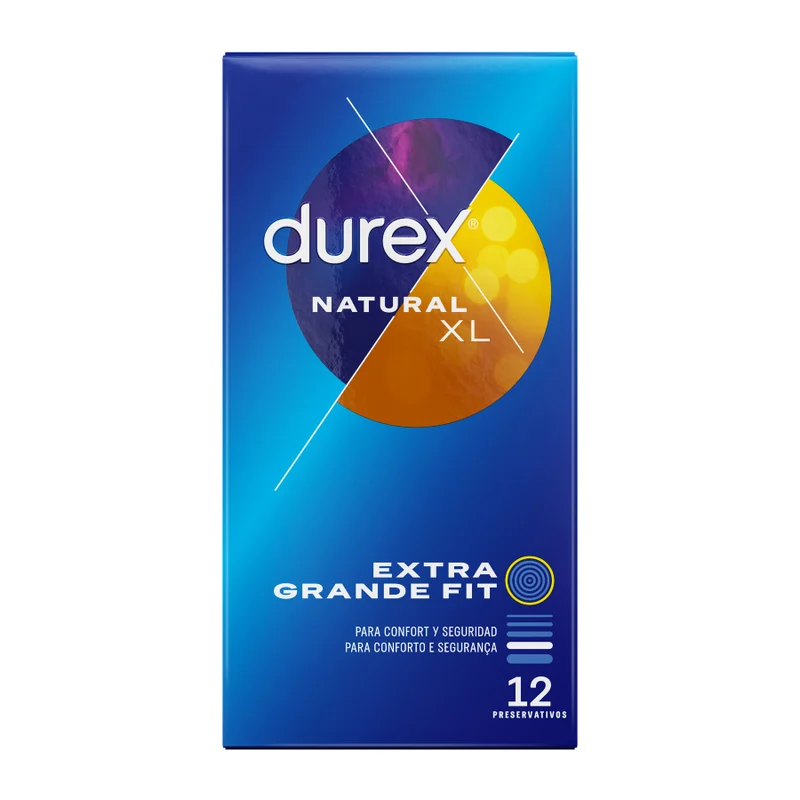 Durex Natural XL – Preservativi extra large, 12 pezzi – foto 2