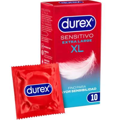 Durex Sensitive XL – Preservativi sottili extra large, 10 pezzi