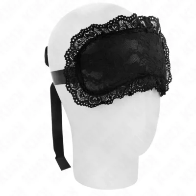 Fascia in Pizzo Kink – Mascherina nera per occhi
