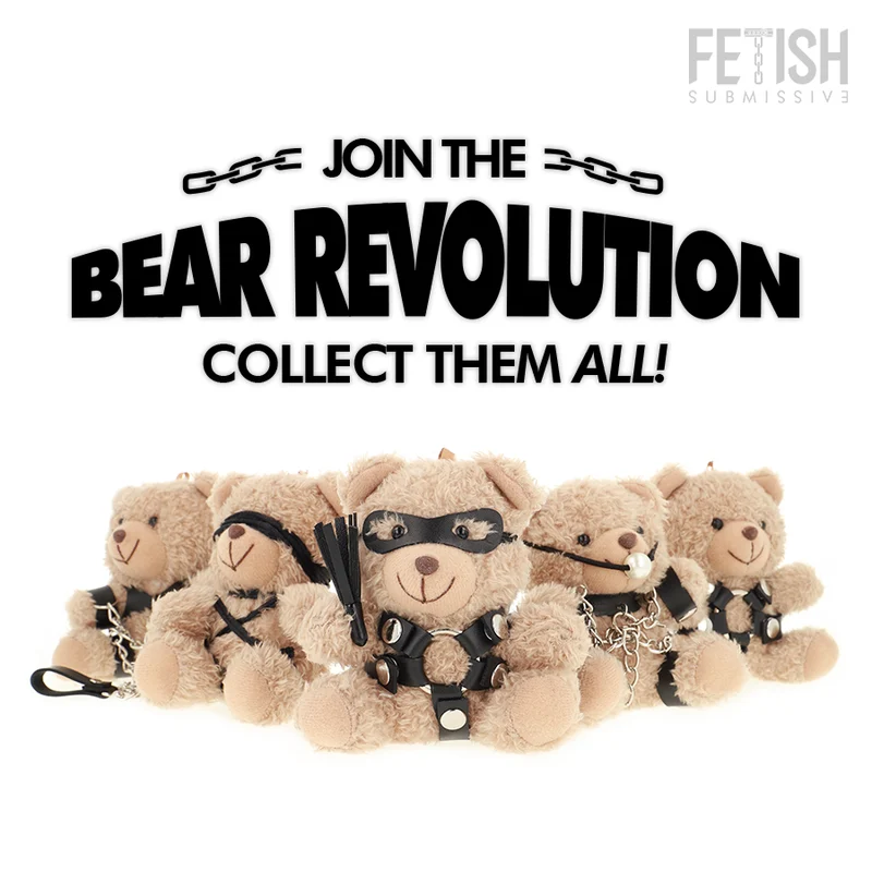 Fetish Submissive Ted – Orsetto di peluche BDSM con gancio – foto 7