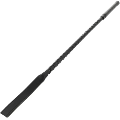 Frusta Darkness – Frustino fetish nero con punta in PVC