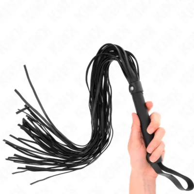 Frusta Kink – Flogger a code multiple in similpelle 60 cm