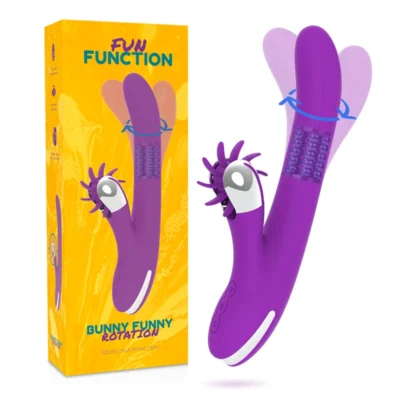 Fun Function Funny Rotation – Vibratore rabbit con testina rotante