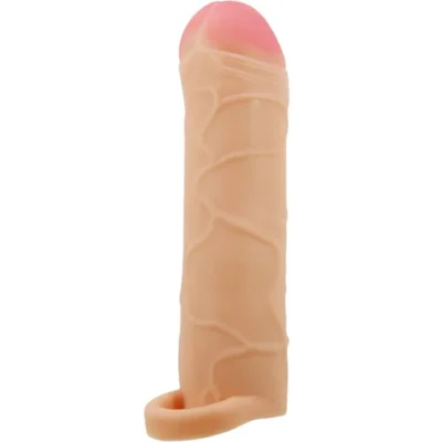Guaina Pretty Love – Prolunga del pene con anello per testicoli