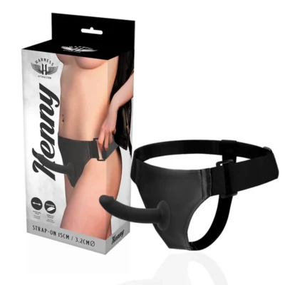 Harness Attraction Kenny – Imbracatura strap-on con dildo 15 cm