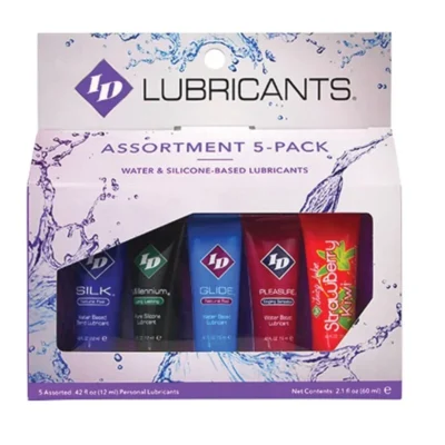 ID Juicy Lube – Confezione assortita da 5 lubrificanti da 12 ml