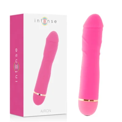 Intense Airon – Vibratore classico in silicone, 20 velocità