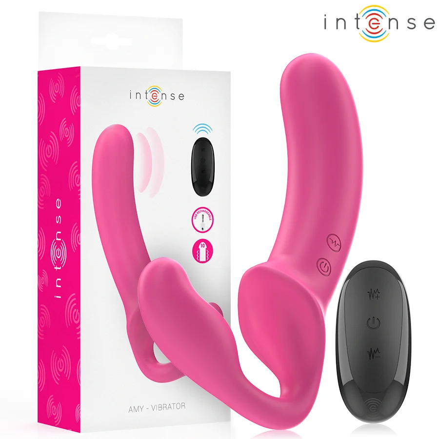 Intense Amy – Doppio vibratore con telecomando, 10 modalità