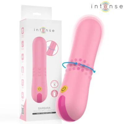 Intense Barbara – Vibratore con perle rotanti e vibrazione
