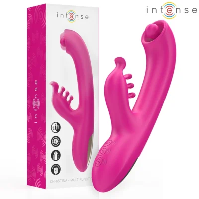 Intense Christina – Vibratore rabbit multifunzione rosa