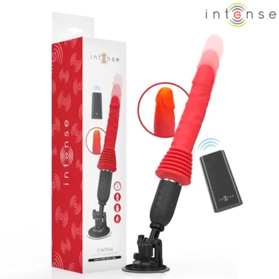 Intense Cynthia – Vibratore a spinta con telecomando e calore