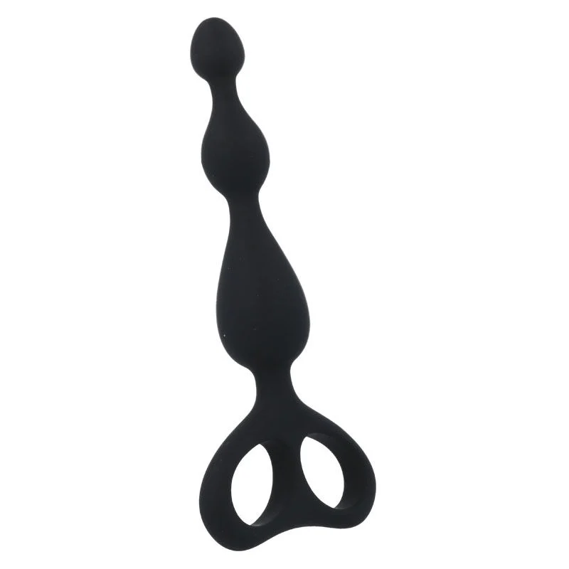 Intense Danti – Stimolatore anale in silicone nero – foto 2