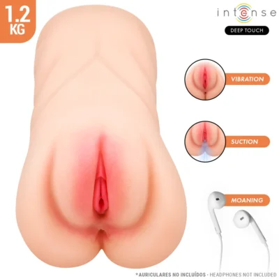 Intense Deep Touch – Masturbatore con aspirazione e vibrazione