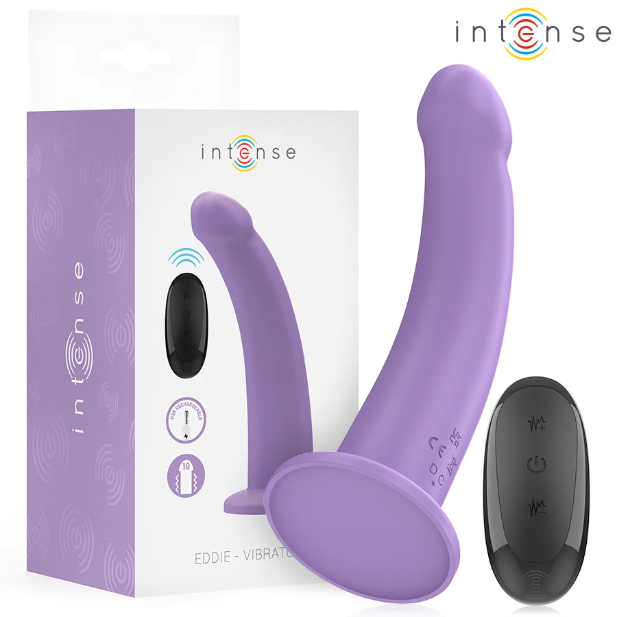 Intense Eddie – Vibratore con telecomando e ventosa