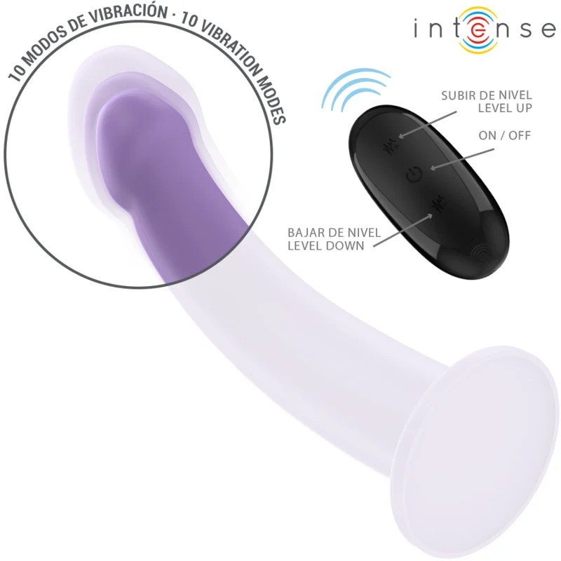Intense Eddie – Vibratore con telecomando e ventosa – foto 4