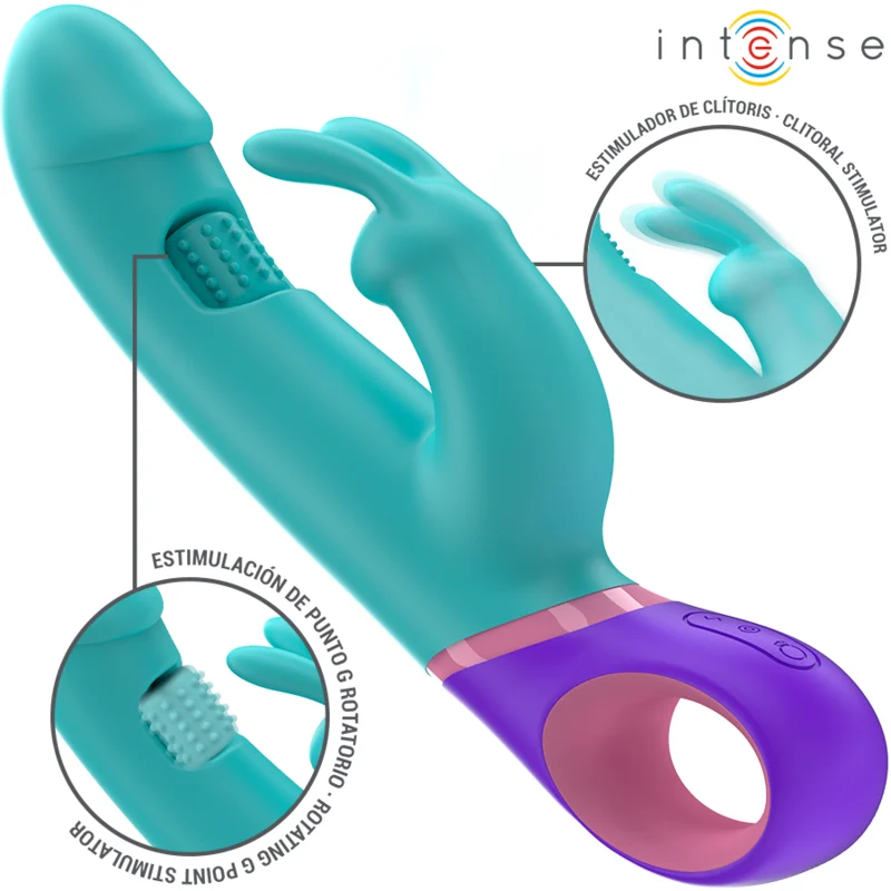 Intense Monica – Vibratore rabbit con punto G rotante