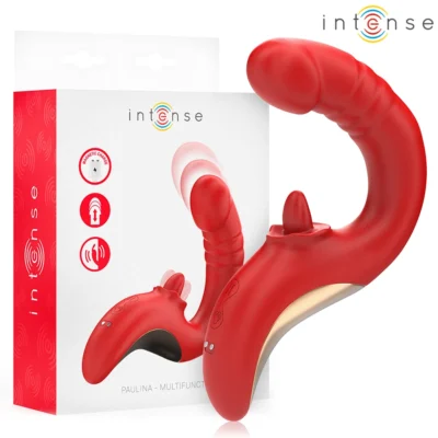 Intense Paulina – Vibratore a U con lingua e spinta