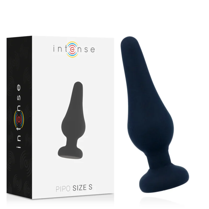Intense Pipo S – Plug anale in silicone nero