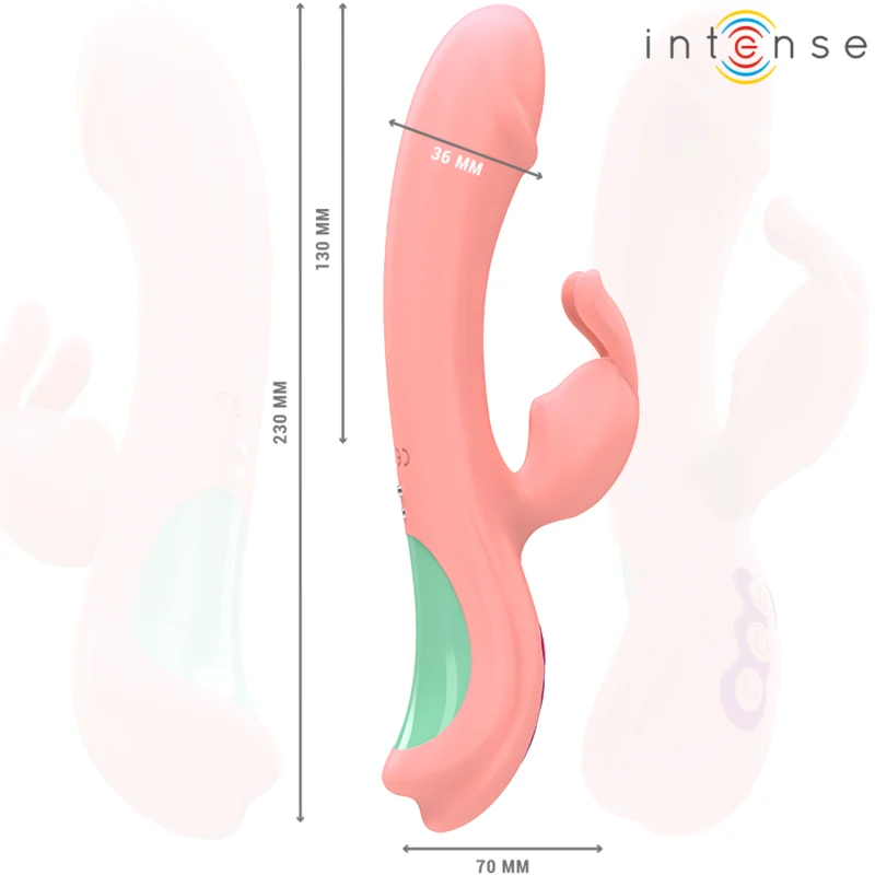 Intense Rachel – Vibratore rabbit con punta oscillante – foto 4