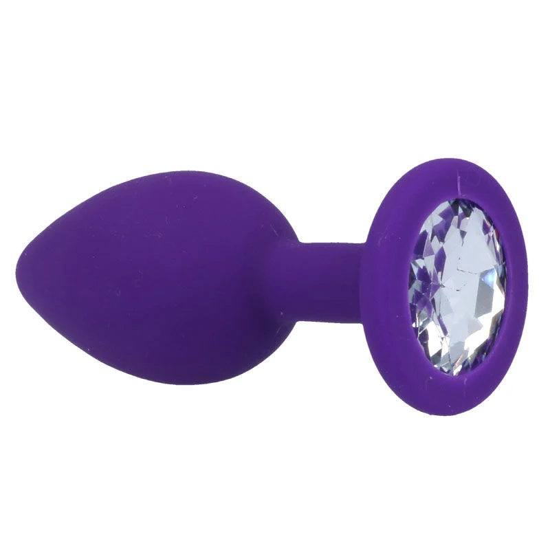 Intense Shelki S – Plug anale in silicone con gioiello – foto 3