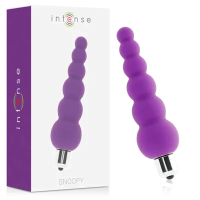 Intense Snoopy – Vibratore anale a sfere in silicone lilla